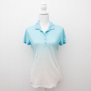 Nike Blue Ombré Golf Shirt